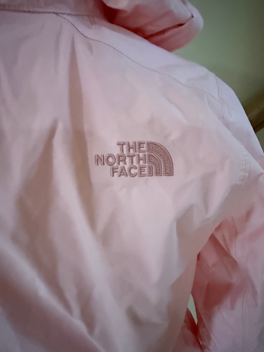 The North Face Pink Packable Hooded Shell Jacket - Picture 5 of 8